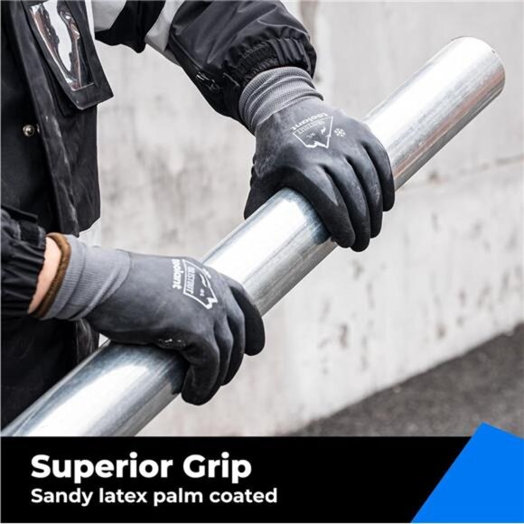 Winter Work Gloves for Men and Women, Touchscreen, Waterproof Gloves for Working - Picture 4 of 8